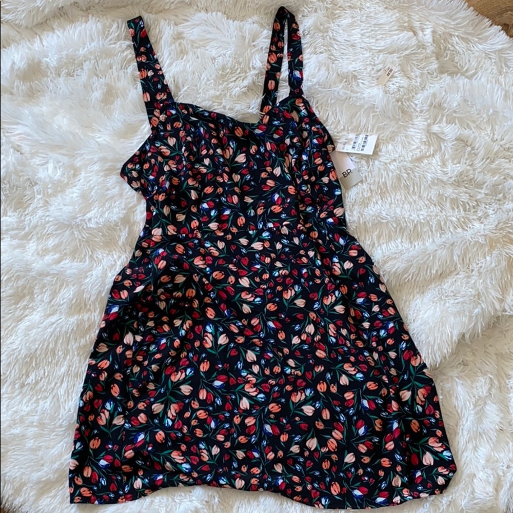 Black Tulip Floral Dress